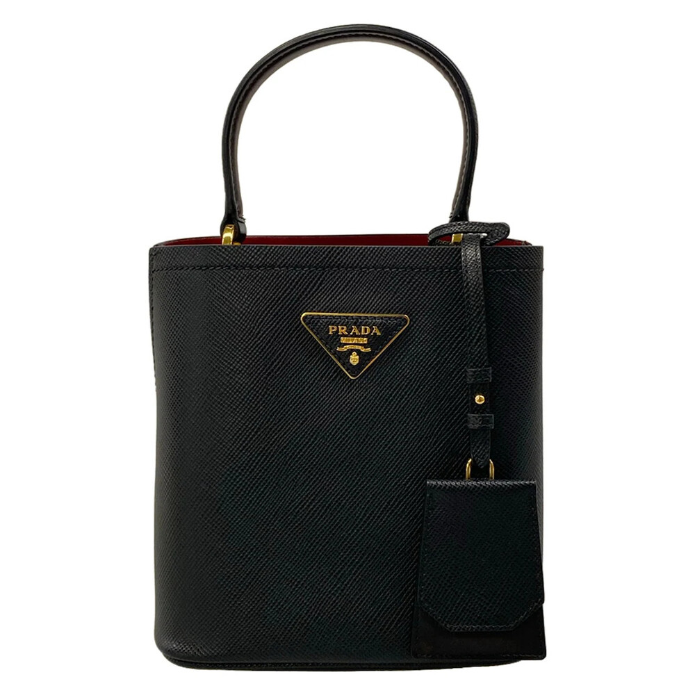 Prada Panier Small Black Saffiano #346968P22B